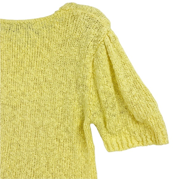 Vintage Popcorn Knit Short Sleeve Sweater - Picture 9 of 13